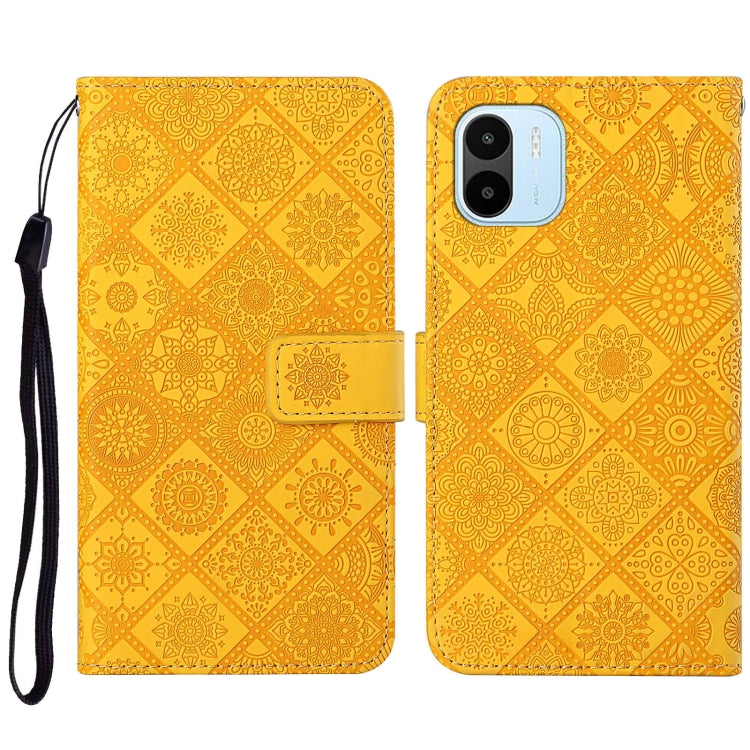 Ethnic Style Embossed Pattern Leather Phone Case, For Samsung Galaxy S23 5G, For Samsung Galaxy S23+ 5G, For Samsung Galaxy S23 Ultra 5G, For vivo Y16, For vivo Y22s, For Xiaomi Redmi A1