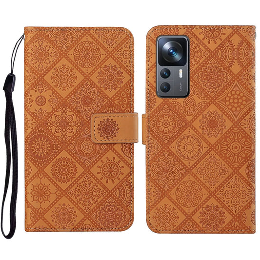 Ethnic Style Embossed Pattern Leather Phone Case, For Xiaomi 12T / 12T Pro / Redmi K50 Ultra