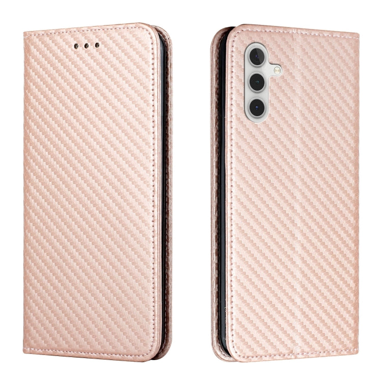 Carbon Fiber Texture Magnetic Flip Leather Phone Case, For Samsung Galaxy A14 5G, For Samsung Galaxy A23e, For OPPO A17, For OPPO A57 2022, For OPPO Reno8, For OPPO Reno8 Pro, For Samsung Galaxy S23 5G, For Samsung Galaxy S23+ 5G                       ...