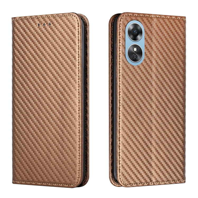 Carbon Fiber Texture Magnetic Flip Leather Phone Case, For Samsung Galaxy A14 5G, For Samsung Galaxy A23e, For OPPO A17, For OPPO A57 2022, For OPPO Reno8, For OPPO Reno8 Pro, For Samsung Galaxy S23 5G, For Samsung Galaxy S23+ 5G                       ...