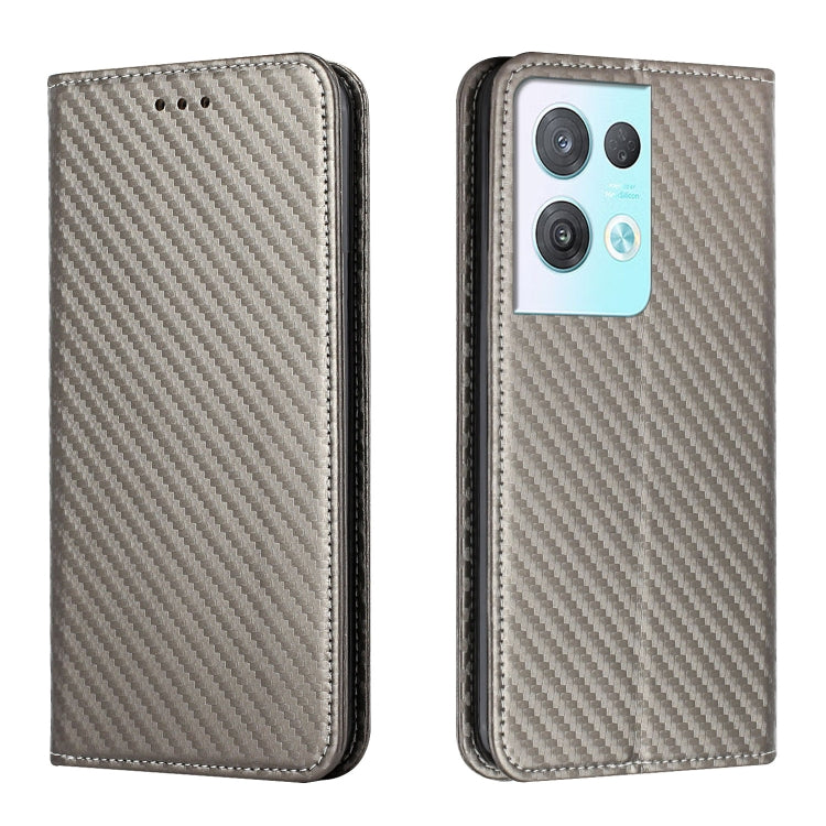 Carbon Fiber Texture Magnetic Flip Leather Phone Case, For Samsung Galaxy A14 5G, For Samsung Galaxy A23e, For OPPO A17, For OPPO A57 2022, For OPPO Reno8, For OPPO Reno8 Pro, For Samsung Galaxy S23 5G, For Samsung Galaxy S23+ 5G                       ...