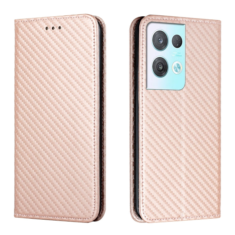 Carbon Fiber Texture Magnetic Flip Leather Phone Case, For Samsung Galaxy A14 5G, For Samsung Galaxy A23e, For OPPO A17, For OPPO A57 2022, For OPPO Reno8, For OPPO Reno8 Pro, For Samsung Galaxy S23 5G, For Samsung Galaxy S23+ 5G                       ...