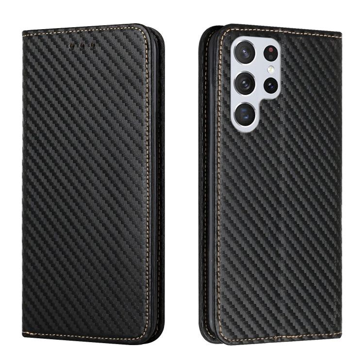 Carbon Fiber Texture Magnetic Flip Leather Phone Case, For Samsung Galaxy A14 5G, For Samsung Galaxy A23e, For OPPO A17, For OPPO A57 2022, For OPPO Reno8, For OPPO Reno8 Pro, For Samsung Galaxy S23 5G, For Samsung Galaxy S23+ 5G                       ...