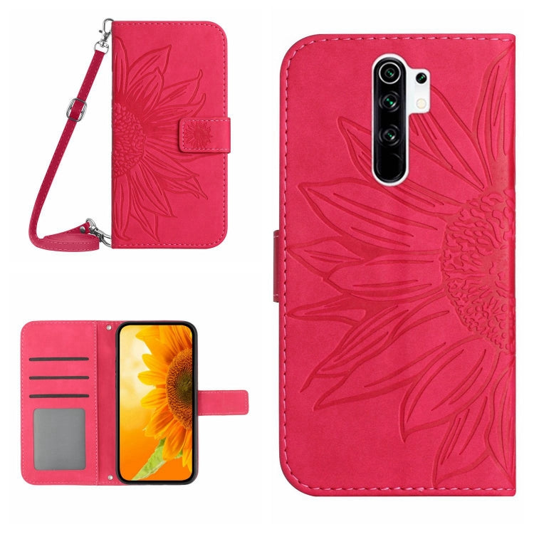 Skin Feel Sun Flower Pattern Flip Leather Phone Case with Lanyard, For Xiaomi Redmi Note 7 / Note 7S / Note 7 Pro, For Xiaomi Redmi Note 8 / Note 8 2021, For Xiaomi Redmi Note 8 Pro, For Xiaomi Redmi Note 8T