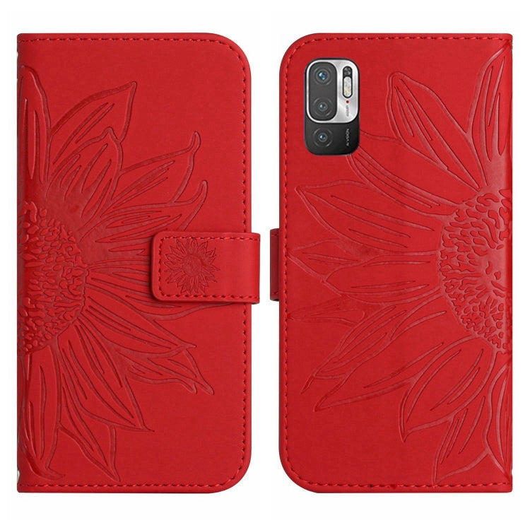 Skin Feel Sun Flower Pattern Flip Leather Phone Case with Lanyard, For Xiaomi Redmi Note 10 5G / Note 10T 5G / Poco M3 Pro, For Xiaomi Redmi Note 10 Pro 4G Global / Note 10 Pro Max, For Xiaomi Redmi Note 10 Pro 5G / Poco X3 GT                          ...