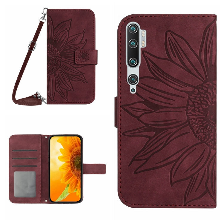 Skin Feel Sun Flower Pattern Flip Leather Phone Case with Lanyard, For Xiaomi Mi 11 Ultra, For Xiaomi Mi Note 10 / Note 10 Pro / CC9 Pro, For Xiaomi Redmi Mi Note 10 Lite, For Xiaomi Mi Mix 4