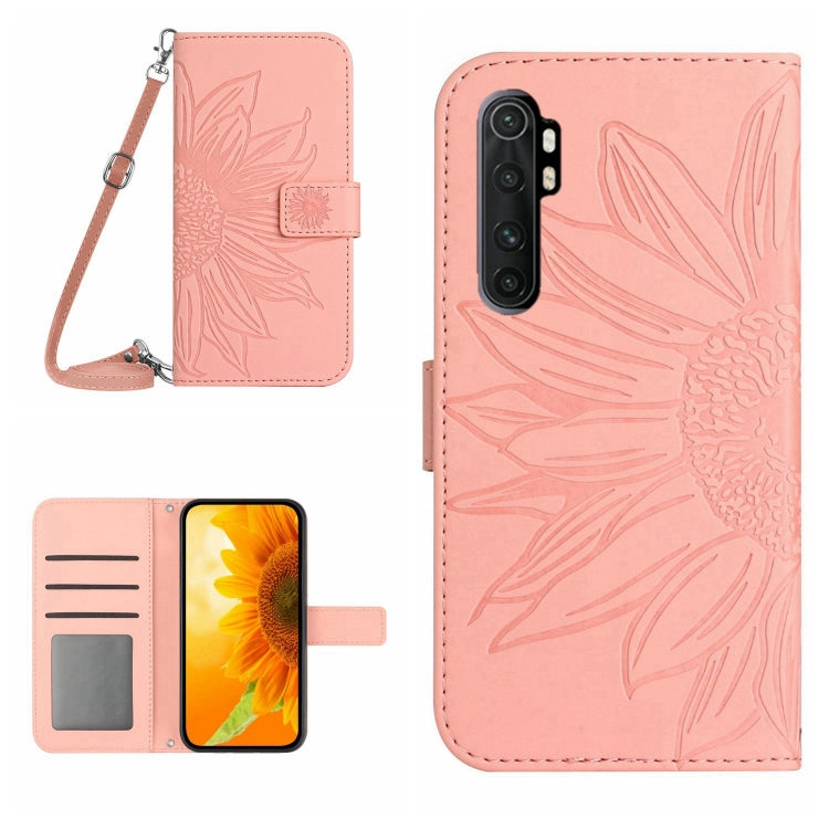 Skin Feel Sun Flower Pattern Flip Leather Phone Case with Lanyard, For Xiaomi Mi 11 Ultra, For Xiaomi Mi Note 10 / Note 10 Pro / CC9 Pro, For Xiaomi Redmi Mi Note 10 Lite, For Xiaomi Mi Mix 4