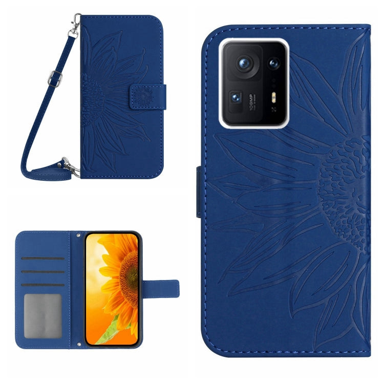 Skin Feel Sun Flower Pattern Flip Leather Phone Case with Lanyard, For Xiaomi Mi 11 Ultra, For Xiaomi Mi Note 10 / Note 10 Pro / CC9 Pro, For Xiaomi Redmi Mi Note 10 Lite, For Xiaomi Mi Mix 4
