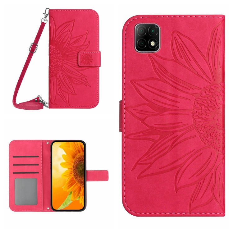 Skin Feel Sun Flower Pattern Flip Leather Phone Case with Lanyard, For Wiko Power U10 / U20, For Wiko Power U30, For Wiko T3, For Wiko T10