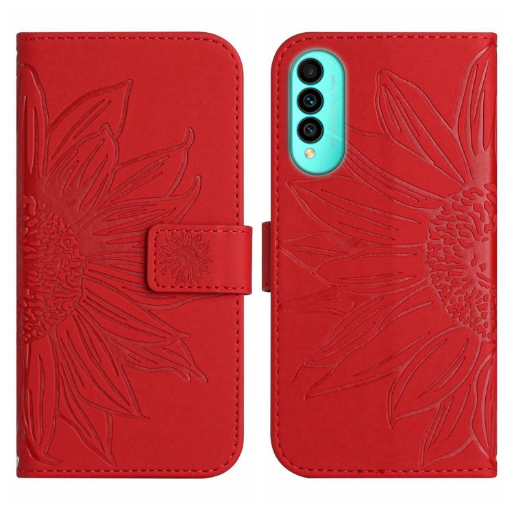 Skin Feel Sun Flower Pattern Flip Leather Phone Case with Lanyard, For Wiko T50, For Google Pixel 6, For Google Pixel 6 Pro, For Google Pixel 6A