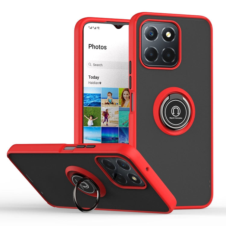 Q Shadow 1 Series TPU + PC Phone Case with Ring, For Honor X8 5G, For vivo Y35