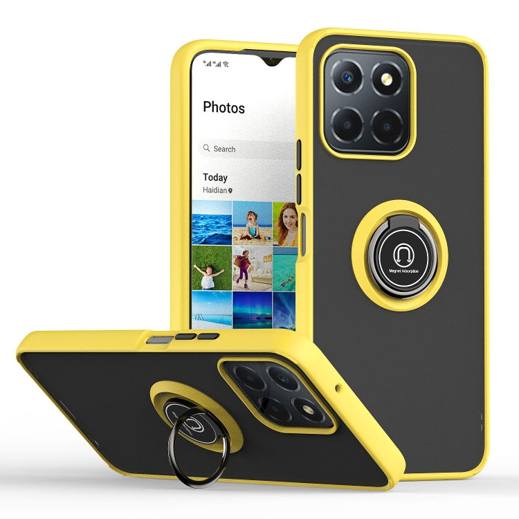 Q Shadow 1 Series TPU + PC Phone Case with Ring, For Honor X8 5G, For vivo Y35