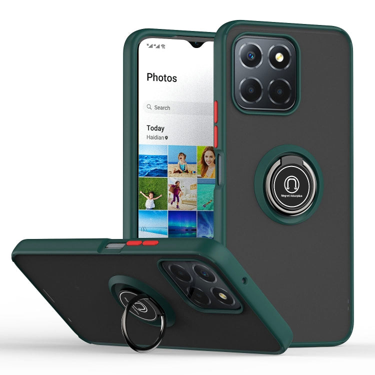 Q Shadow 1 Series TPU + PC Phone Case with Ring, For Honor X8 5G, For vivo Y35