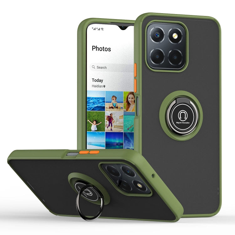 Q Shadow 1 Series TPU + PC Phone Case with Ring, For Honor X8 5G, For vivo Y35