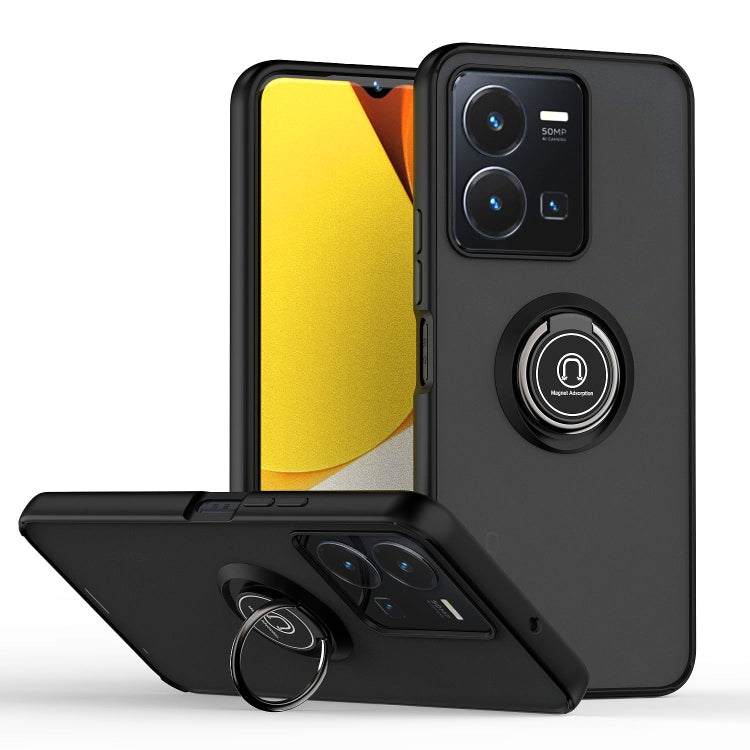 Q Shadow 1 Series TPU + PC Phone Case with Ring, For Honor X8 5G, For vivo Y35