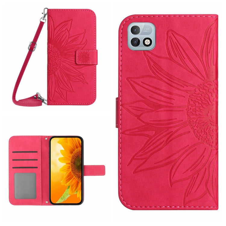 Skin Feel Sun Flower Pattern Flip Leather Phone Case with Lanyard, For Infinix Hot 10, For Infinix Hot 10i / Smart 5 Pro, For Infinix Hot 10S / 10S NFC, For Infinix Hot 11