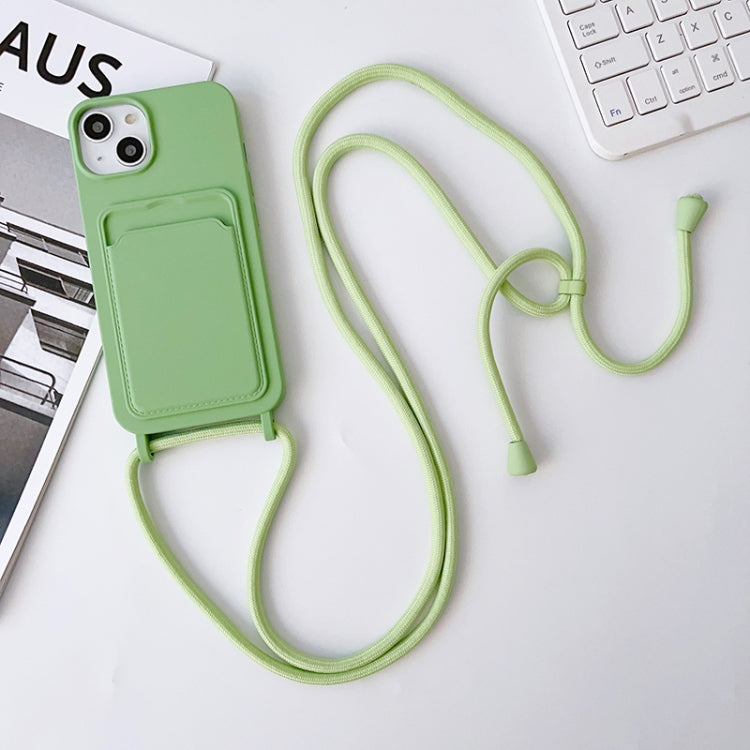 Crossbody Lanyard Elastic Silicone Card Holder Phone Case, For iPhone 14 Pro Max, For iPhone 13, For iPhone 13 Pro