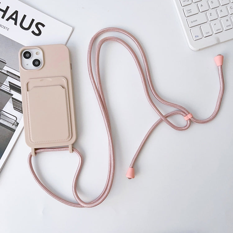 Crossbody Lanyard Elastic Silicone Card Holder Phone Case, For iPhone 13 Pro Max, For iPhone 12, For iPhone 12 Pro
