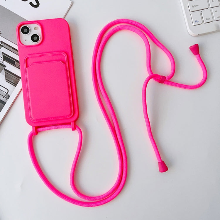 Crossbody Lanyard Elastic Silicone Card Holder Phone Case, For iPhone 12 Pro Max, For iPhone 11, For iPhone 11 Pro