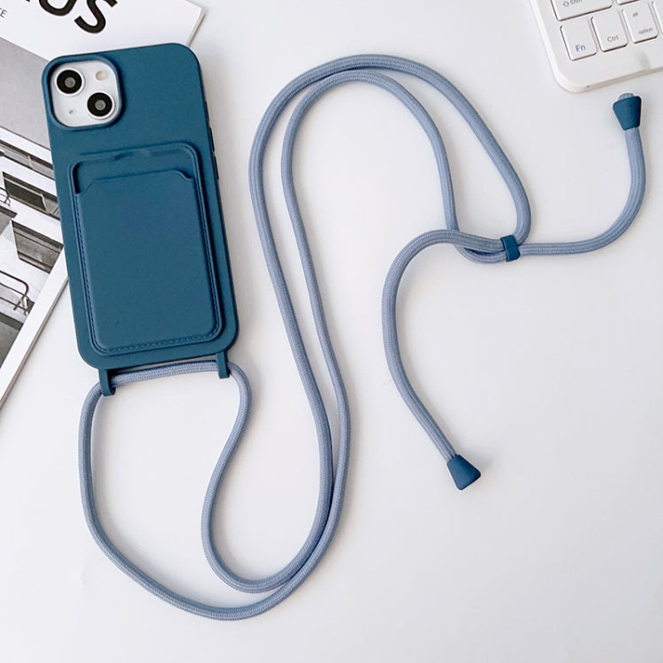 Crossbody Lanyard Elastic Silicone Card Holder Phone Case, For iPhone 12 Pro Max, For iPhone 11, For iPhone 11 Pro