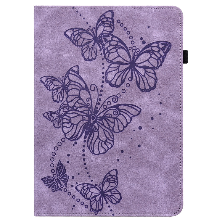 Embossed Butterfly Pattern Leather Tablet Case, For OPPO Pad Air 2022, For Realme Pad X, For Xiaomi Redmi Pad 10.61, For Nokia T20 10.4 2021, For Lenovo Tab M10 3rd Gen