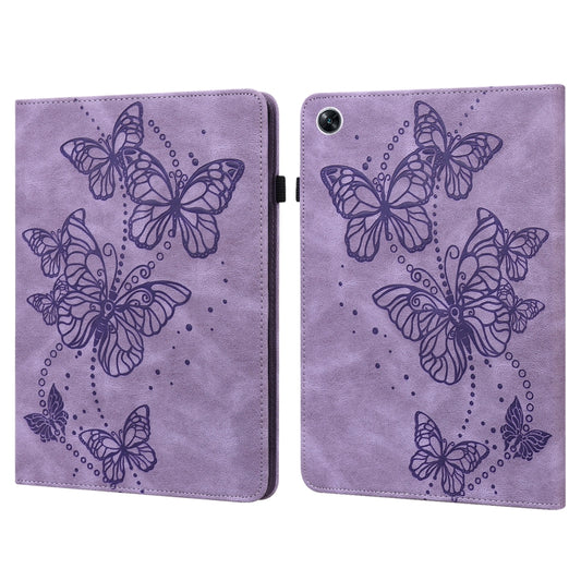 Embossed Butterfly Pattern Leather Tablet Case, For OPPO Pad Air 2022, For Realme Pad X, For Xiaomi Redmi Pad 10.61, For Nokia T20 10.4 2021, For Lenovo Tab M10 3rd Gen