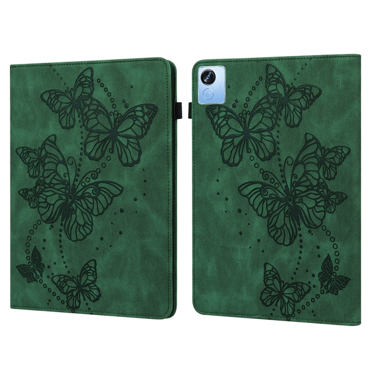 Embossed Butterfly Pattern Leather Tablet Case, For OPPO Pad Air 2022, For Realme Pad X, For Xiaomi Redmi Pad 10.61, For Nokia T20 10.4 2021, For Lenovo Tab M10 3rd Gen