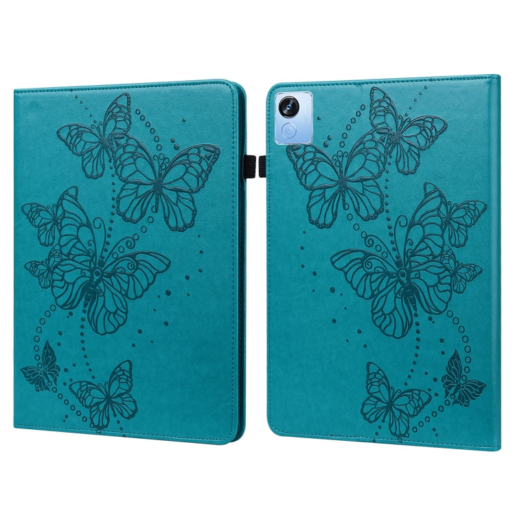 Embossed Butterfly Pattern Leather Tablet Case, For OPPO Pad Air 2022, For Realme Pad X, For Xiaomi Redmi Pad 10.61, For Nokia T20 10.4 2021, For Lenovo Tab M10 3rd Gen