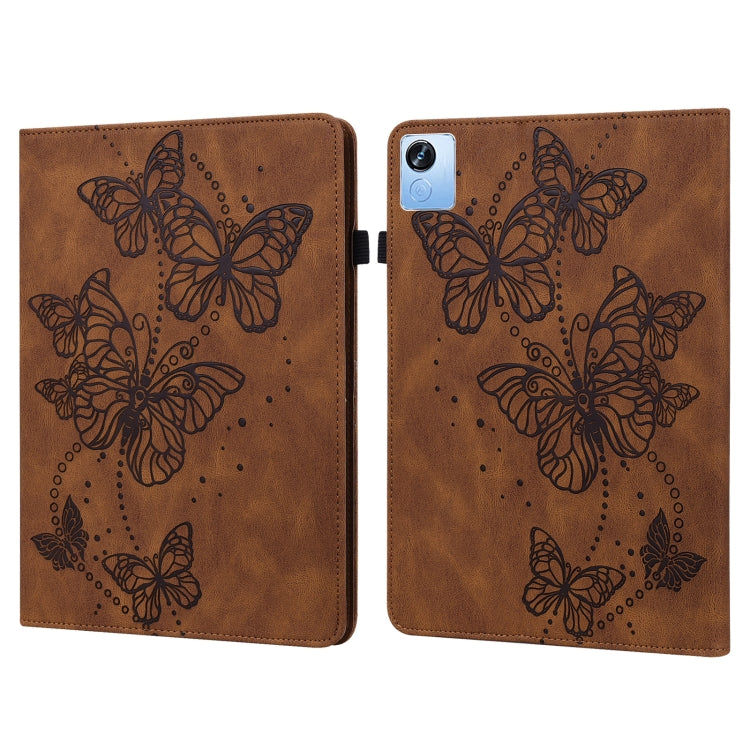 Embossed Butterfly Pattern Leather Tablet Case, For OPPO Pad Air 2022, For Realme Pad X, For Xiaomi Redmi Pad 10.61, For Nokia T20 10.4 2021, For Lenovo Tab M10 3rd Gen