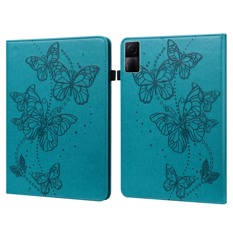 Embossed Butterfly Pattern Leather Tablet Case, For OPPO Pad Air 2022, For Realme Pad X, For Xiaomi Redmi Pad 10.61, For Nokia T20 10.4 2021, For Lenovo Tab M10 3rd Gen
