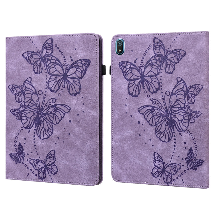 Embossed Butterfly Pattern Leather Tablet Case, For OPPO Pad Air 2022, For Realme Pad X, For Xiaomi Redmi Pad 10.61, For Nokia T20 10.4 2021, For Lenovo Tab M10 3rd Gen