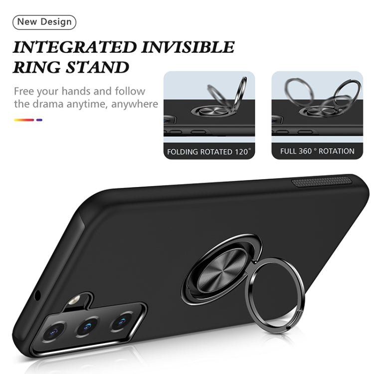 PC + TPU Magnetic Phone Case with Invisible Ring Holder, For Samsung Galaxy S22 5G, For Samsung Galaxy S22+ 5G, For Samsung Galaxy S22 Ultra 5G, For Samsung Galaxy S23 5G, For Samsung Galaxy S23+ 5G, For Samsung Galaxy S23 Ultra 5G