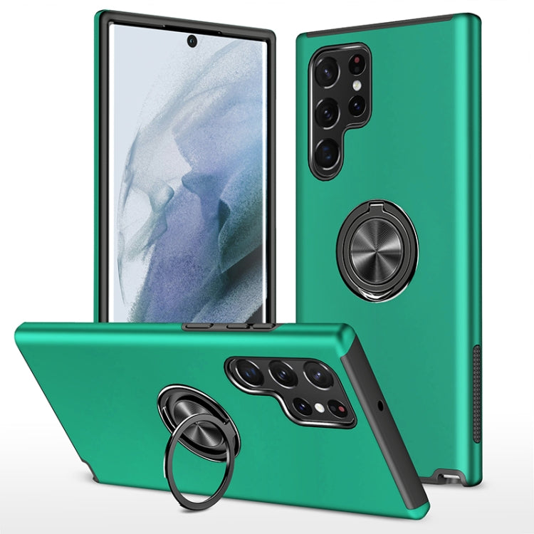 PC + TPU Magnetic Phone Case with Invisible Ring Holder, For Samsung Galaxy S22 5G, For Samsung Galaxy S22+ 5G, For Samsung Galaxy S22 Ultra 5G, For Samsung Galaxy S23 5G, For Samsung Galaxy S23+ 5G, For Samsung Galaxy S23 Ultra 5G