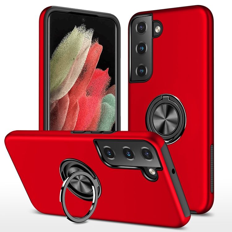PC + TPU Magnetic Phone Case with Invisible Ring Holder, For Samsung Galaxy S22 5G, For Samsung Galaxy S22+ 5G, For Samsung Galaxy S22 Ultra 5G, For Samsung Galaxy S23 5G, For Samsung Galaxy S23+ 5G, For Samsung Galaxy S23 Ultra 5G