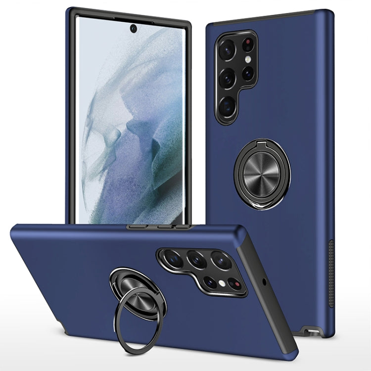 PC + TPU Magnetic Phone Case with Invisible Ring Holder, For Samsung Galaxy S22 5G, For Samsung Galaxy S22+ 5G, For Samsung Galaxy S22 Ultra 5G, For Samsung Galaxy S23 5G, For Samsung Galaxy S23+ 5G, For Samsung Galaxy S23 Ultra 5G