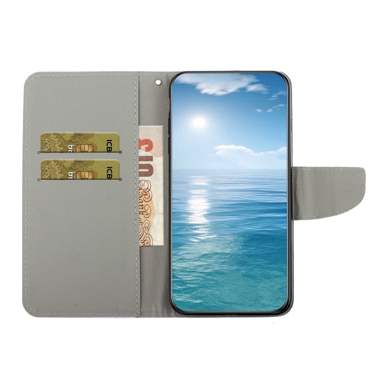 Colored Drawing Leather Phone Case, For Xiaomi 12T / 12T Pro / Redmi K50 Ultra