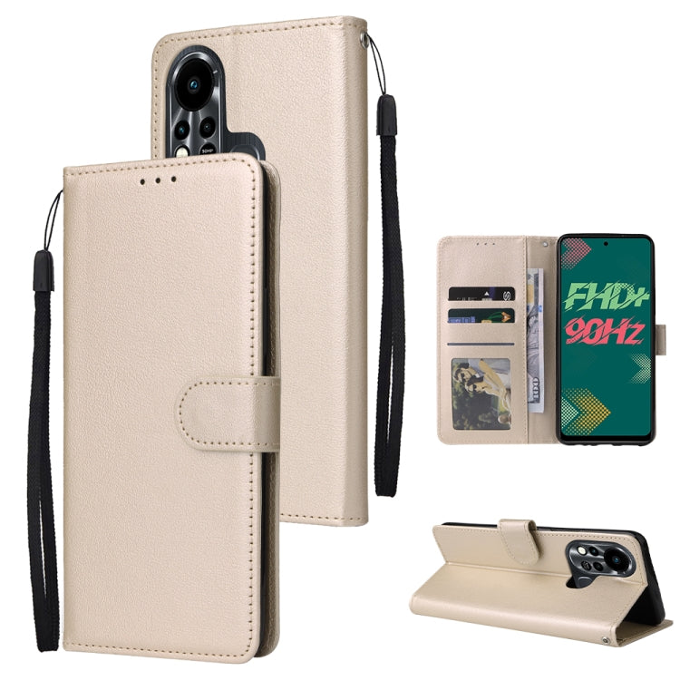 Multifunctional Horizontal Flip Leather Case with Three Card Slot, For Infinix Note 11s, For Infinix Note 11 Pro, For Infinix Note 10 Pro, For Infinix Hot 11s, For Infinix Hot 10, For Infinix Hot 10s