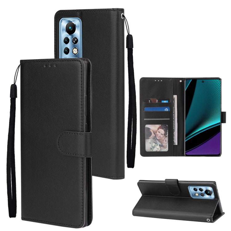 Multifunctional Horizontal Flip Leather Case with Three Card Slot, For Infinix Note 11s, For Infinix Note 11 Pro, For Infinix Note 10 Pro, For Infinix Hot 11s, For Infinix Hot 10, For Infinix Hot 10s