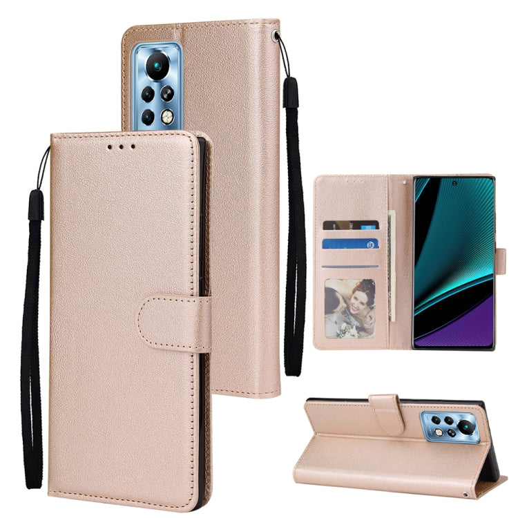 Multifunctional Horizontal Flip Leather Case with Three Card Slot, For Infinix Note 11s, For Infinix Note 11 Pro, For Infinix Note 10 Pro, For Infinix Hot 11s, For Infinix Hot 10, For Infinix Hot 10s