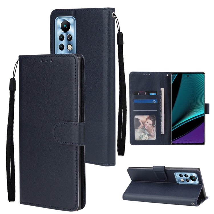 Multifunctional Horizontal Flip Leather Case with Three Card Slot, For Infinix Note 11s, For Infinix Note 11 Pro, For Infinix Note 10 Pro, For Infinix Hot 11s, For Infinix Hot 10, For Infinix Hot 10s