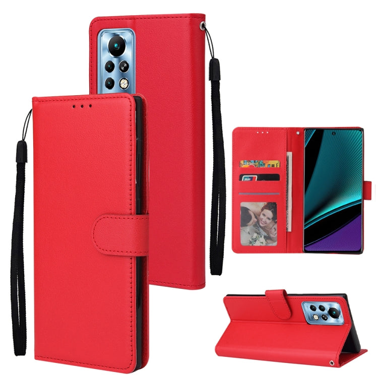 Multifunctional Horizontal Flip Leather Case with Three Card Slot, For Infinix Note 11s, For Infinix Note 11 Pro, For Infinix Note 10 Pro, For Infinix Hot 11s, For Infinix Hot 10, For Infinix Hot 10s