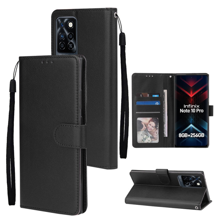Multifunctional Horizontal Flip Leather Case with Three Card Slot, For Infinix Note 11s, For Infinix Note 11 Pro, For Infinix Note 10 Pro, For Infinix Hot 11s, For Infinix Hot 10, For Infinix Hot 10s