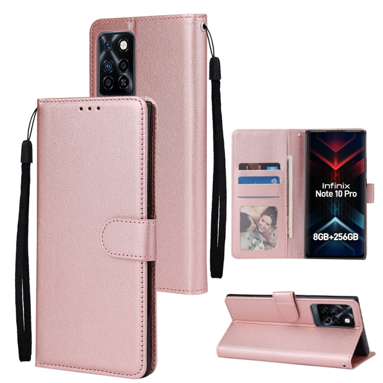 Multifunctional Horizontal Flip Leather Case with Three Card Slot, For Infinix Note 11s, For Infinix Note 11 Pro, For Infinix Note 10 Pro, For Infinix Hot 11s, For Infinix Hot 10, For Infinix Hot 10s