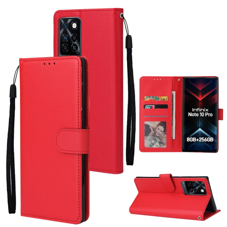 Multifunctional Horizontal Flip Leather Case with Three Card Slot, For Infinix Note 11s, For Infinix Note 11 Pro, For Infinix Note 10 Pro, For Infinix Hot 11s, For Infinix Hot 10, For Infinix Hot 10s