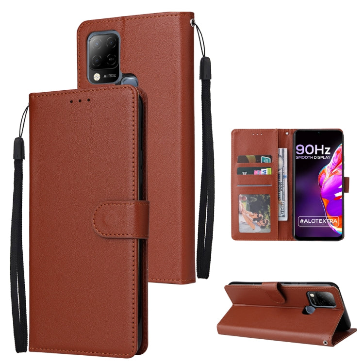 Multifunctional Horizontal Flip Leather Case with Three Card Slot, For Infinix Note 11s, For Infinix Note 11 Pro, For Infinix Note 10 Pro, For Infinix Hot 11s, For Infinix Hot 10, For Infinix Hot 10s