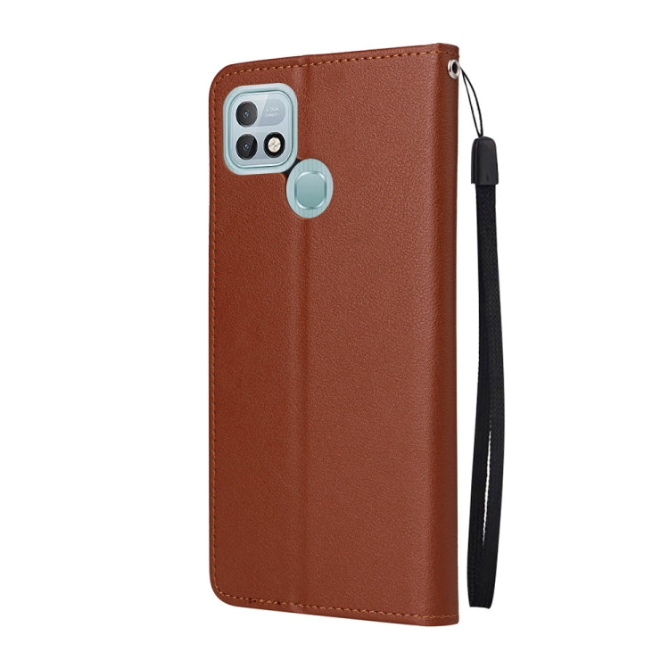 Multifunctional Horizontal Flip Leather Case with Three Card Slot, For Infinix Hot 10i, For Infinix Hot 9 Play, For Infinix Smart 5, For Realme 9i, For Realme 8i, For Realme C21Y / C25Y