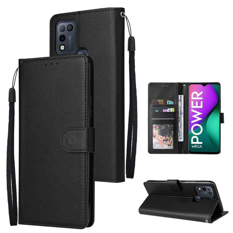 Multifunctional Horizontal Flip Leather Case with Three Card Slot, For Infinix Hot 10i, For Infinix Hot 9 Play, For Infinix Smart 5, For Realme 9i, For Realme 8i, For Realme C21Y / C25Y