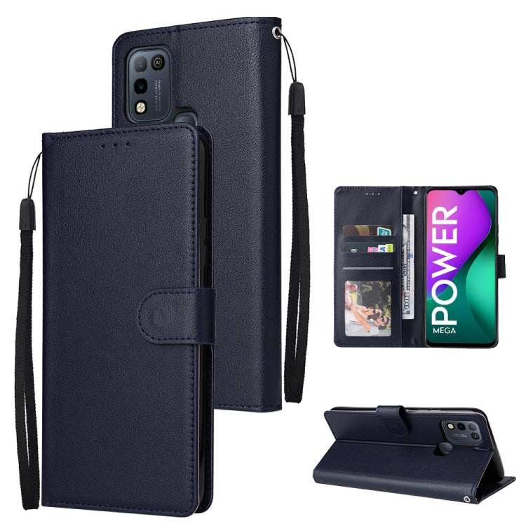 Multifunctional Horizontal Flip Leather Case with Three Card Slot, For Infinix Hot 10i, For Infinix Hot 9 Play, For Infinix Smart 5, For Realme 9i, For Realme 8i, For Realme C21Y / C25Y
