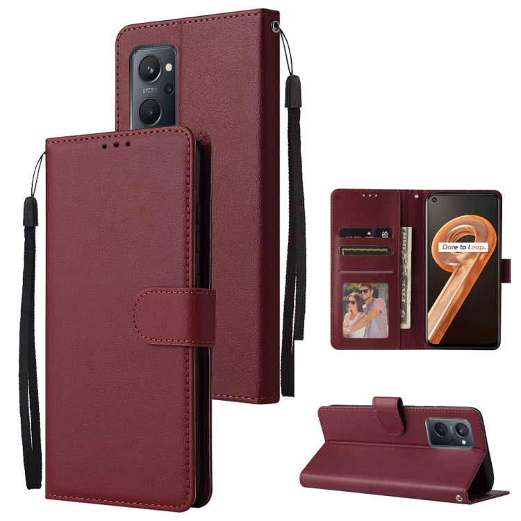 Multifunctional Horizontal Flip Leather Case with Three Card Slot, For Infinix Hot 10i, For Infinix Hot 9 Play, For Infinix Smart 5, For Realme 9i, For Realme 8i, For Realme C21Y / C25Y