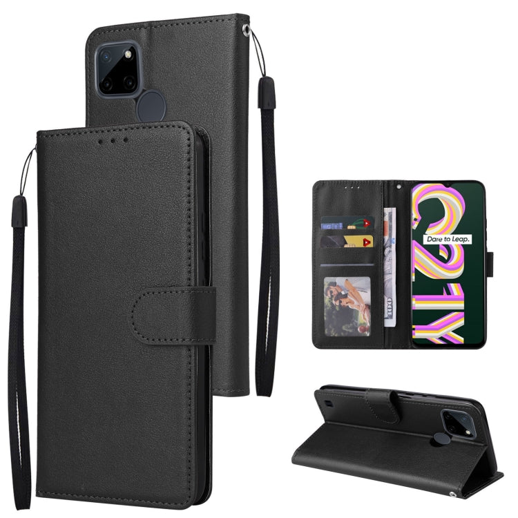 Multifunctional Horizontal Flip Leather Case with Three Card Slot, For Infinix Hot 10i, For Infinix Hot 9 Play, For Infinix Smart 5, For Realme 9i, For Realme 8i, For Realme C21Y / C25Y